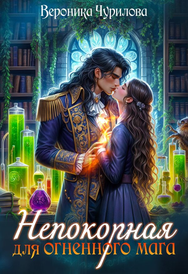 Обложка книги «Непокорная для огненного мага»