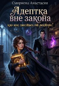 Обложка книги «Адептка вне закона, или как спастись от ректора!»