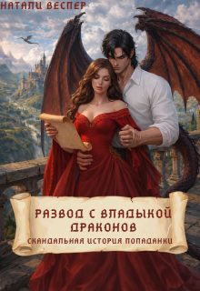 Обложка книги «Развод с Владыкой драконов: скандальная история попаданки»