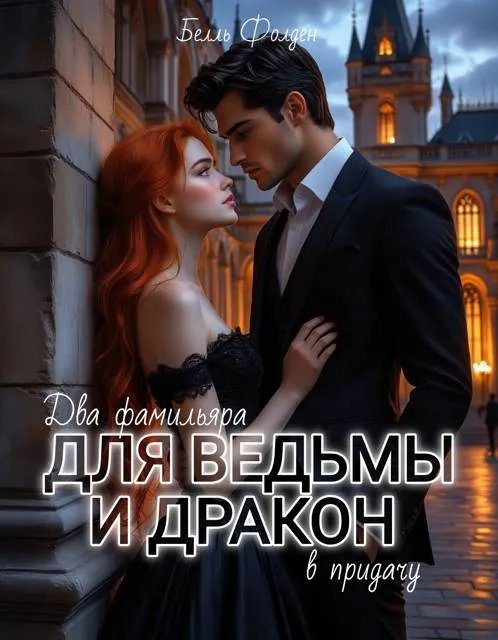 Обложка книги «Два фамильяра для ведьмы и дракон в придачу»