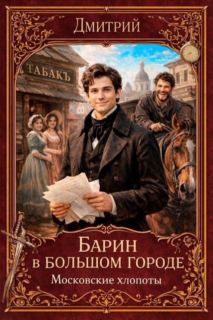 Обложка книги «Барин в большом городе. Московские хлопоты»