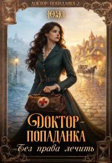 Обложка книги «Доктор-попаданка. Без права лечить»