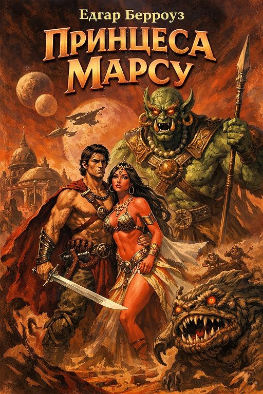 Обложка книги «Принцеса Марсу»