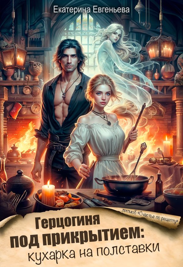 Обложка книги «Герцогиня под прикрытием: кухарка на полставки»