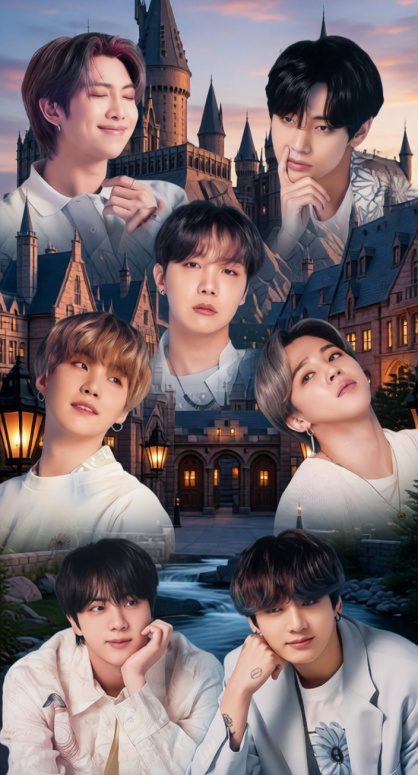Обложка книги «BTS в Хогвартсе»