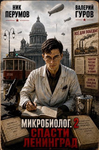 Обложка книги «Микробиолог. Спасти Ленинград 2»