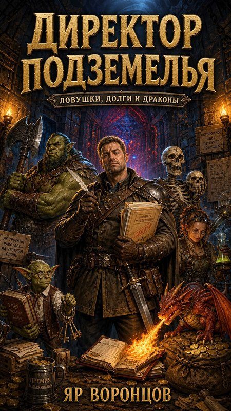 Обложка книги «Директор подземелья. Ловушки, долги и драконы»