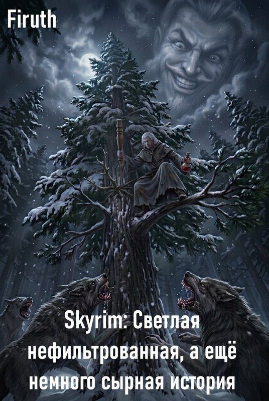 Обложка книги «Skyrim: Светлая нефильтрованная, а ещё немного сырная история»