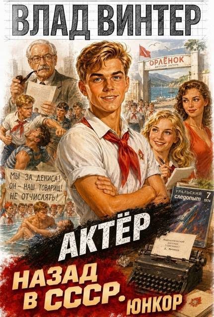 Обложка книги «Актёр: назад в СССР. Том 1. ЮНКОР»