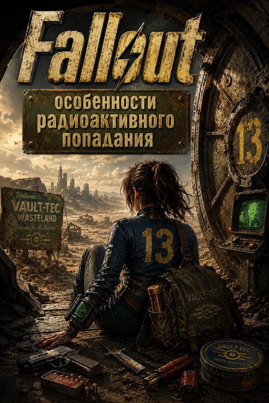 Обложка книги «Fallout Особенности Радиоактивного Попадания»