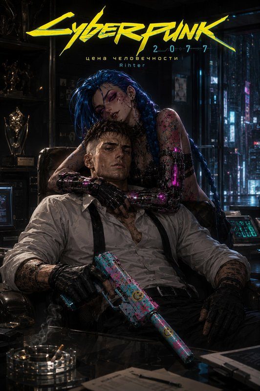 Обложка книги «Cyberpunk 2077: Цена человечности»