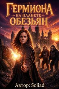 Обложка книги «Гермиона на планете обезьян»