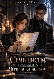 Обложка книги «Семь писем до свадьбы с Чёрным канцлером»