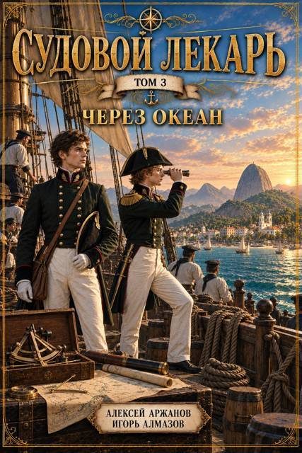 Обложка книги «Через океан»
