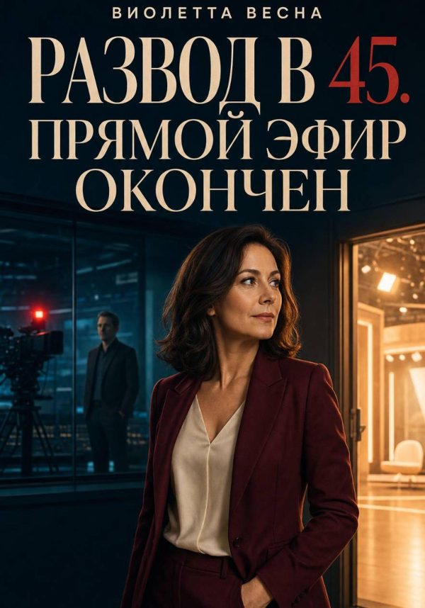 Обложка книги «Развод в 45. Прямой эфир окончен»