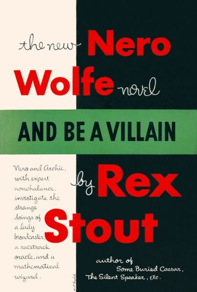 Обложка книги «And Be a Villain»